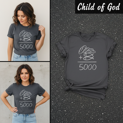 Loaves and Fishes Miracle T-Shirt_3_panel