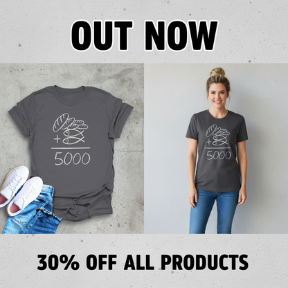 Loaves and Fishes Miracle T-Shirt_pet_companion