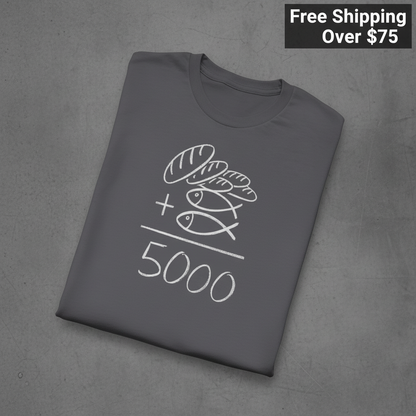 Loaves and Fishes Miracle T-Shirt_fold_tilt