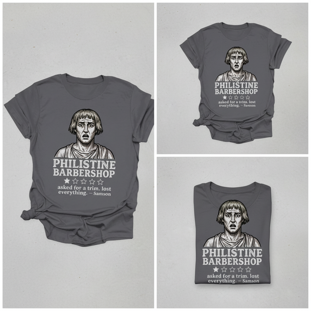 Philistine Barbershop T-Shirt_triple_showcase