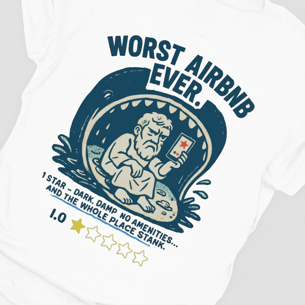 Worst Airbnb Ever T-Shirt_extreme_za