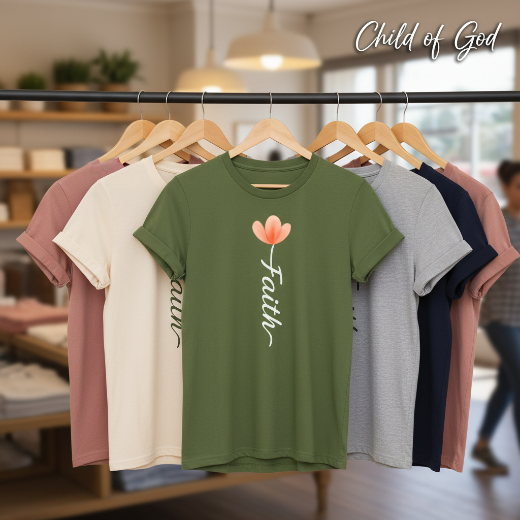 Faith Blossom T-Shirt_boutique_rack
