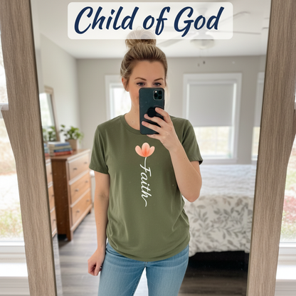 Faith Blossom T-Shirt_mirror_selfie