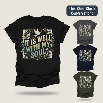 It Is Well With My Soul T-Shirt_color_grid