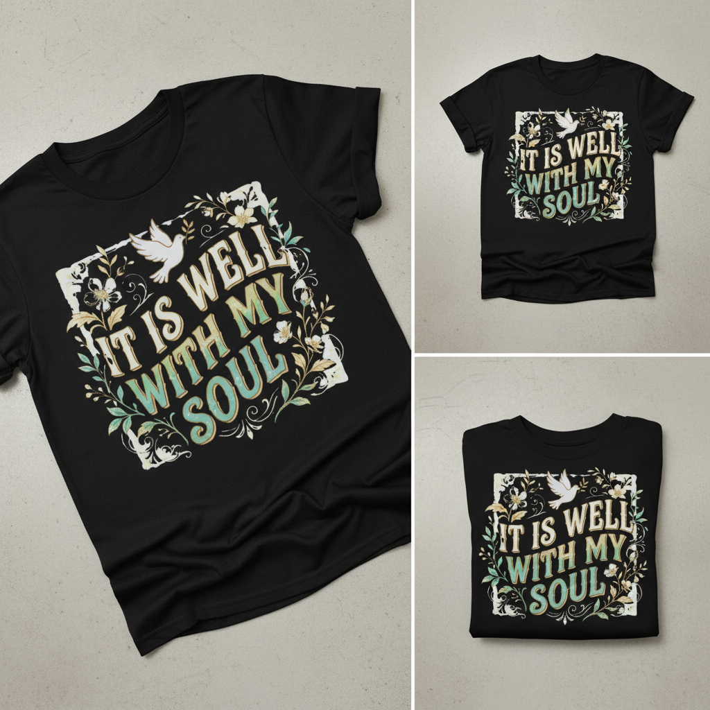 It Is Well With My Soul T-Shirt_triple_showcase
