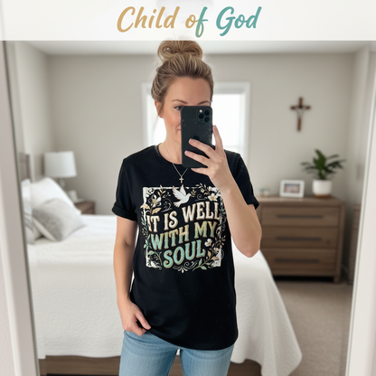 It Is Well With My Soul T-Shirt_mirror_selfie