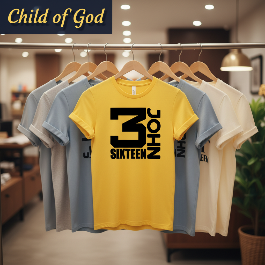 John 3:16 T-Shirt_boutique_rack