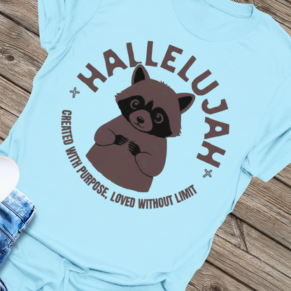 Hallelujah Raccoon T-Shirt_extreme_za