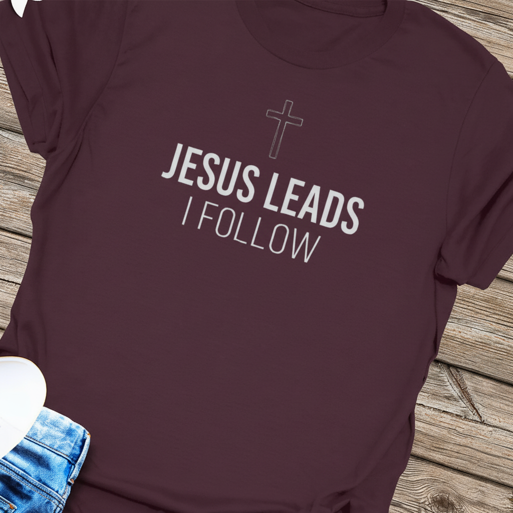 Jesus Leads I Follow T-Shirt_extreme_za