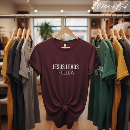 Jesus Leads I Follow T-Shirt_boutique_rack