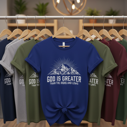 God Is Greater T-Shirt_boutique_rack