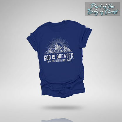 God Is Greater T-Shirt_3d_float