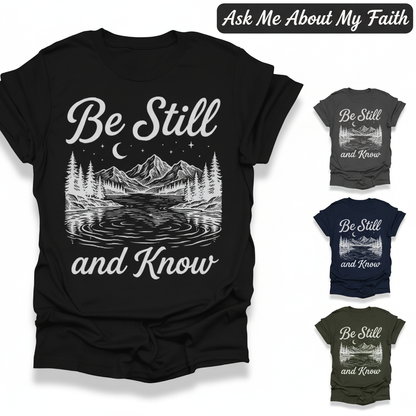 Be Still and Know T-Shirt_color_grid