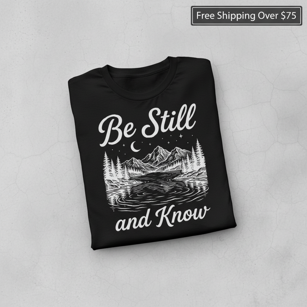 Be Still and Know T-Shirt_fold_tilt