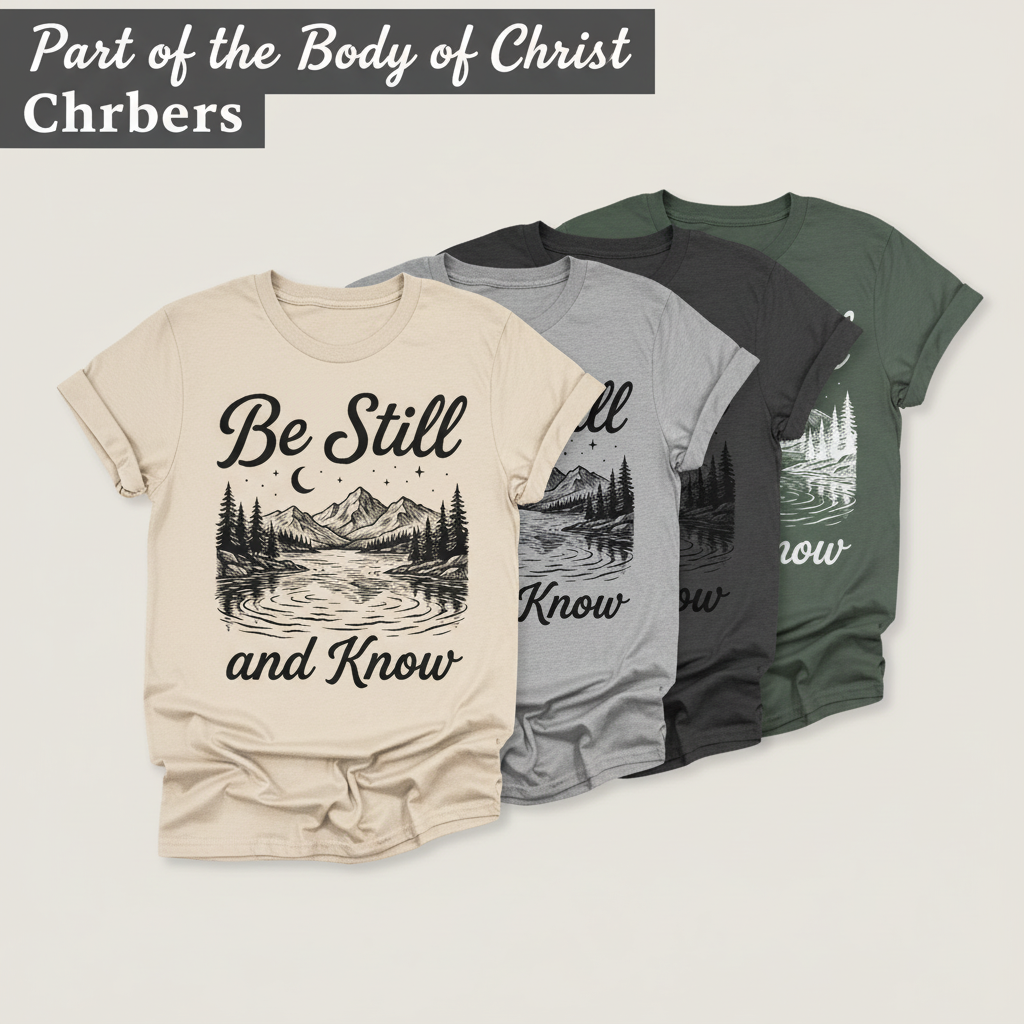 Be Still and Know T-Shirt_quad_showcase