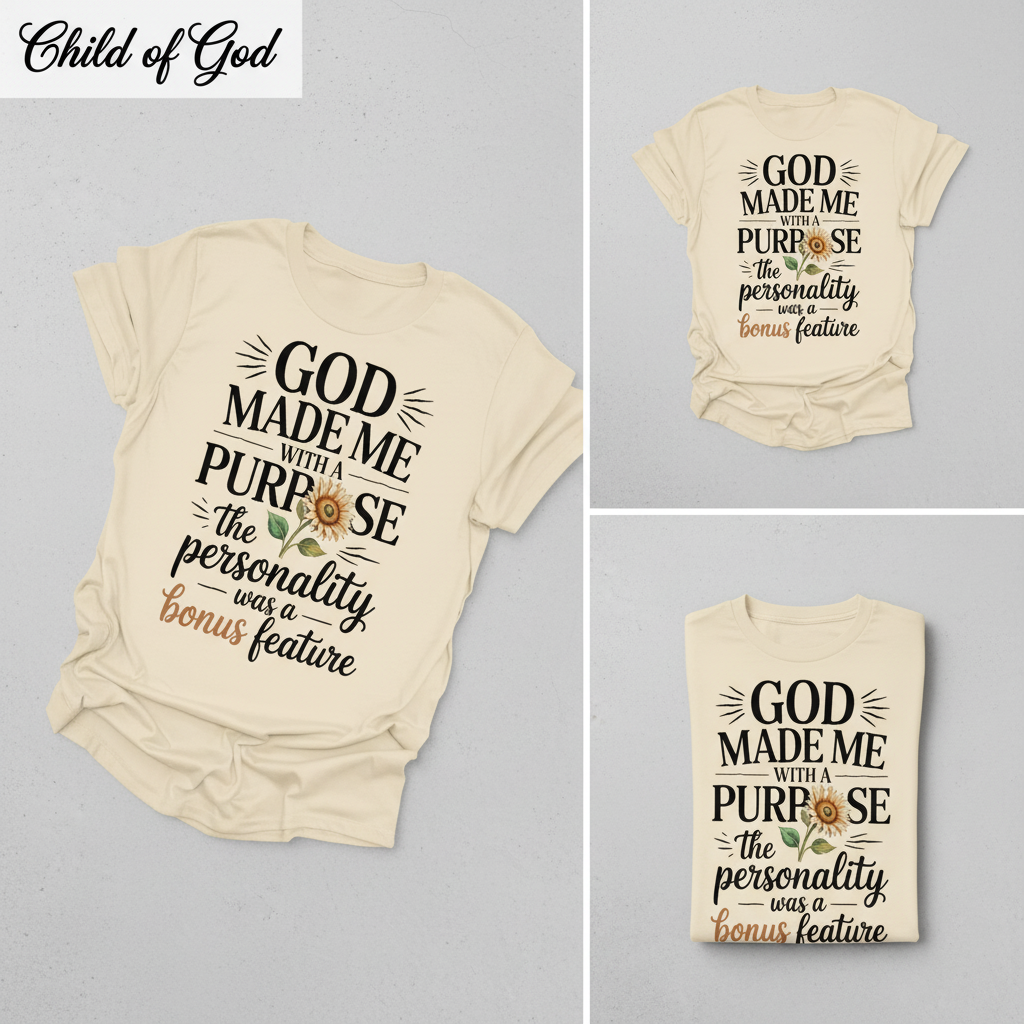 Purpose & Personality T-Shirt_triple_showcase