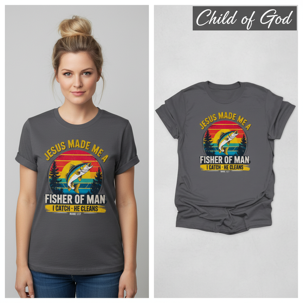 Fisher of Man T-Shirt_model_flat