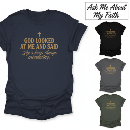 Keep Things Interesting T-Shirt_color_grid