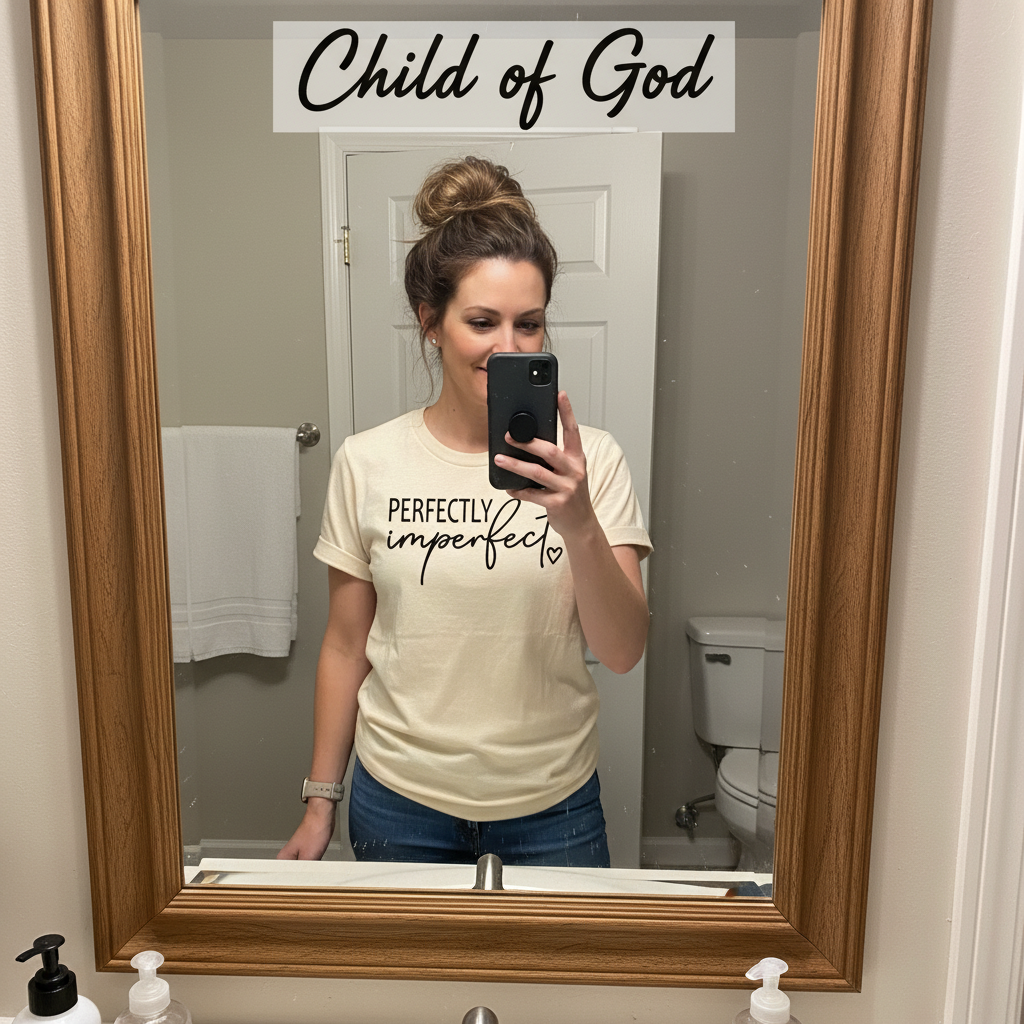 Perfectly Imperfect T-Shirt_mirror_selfie