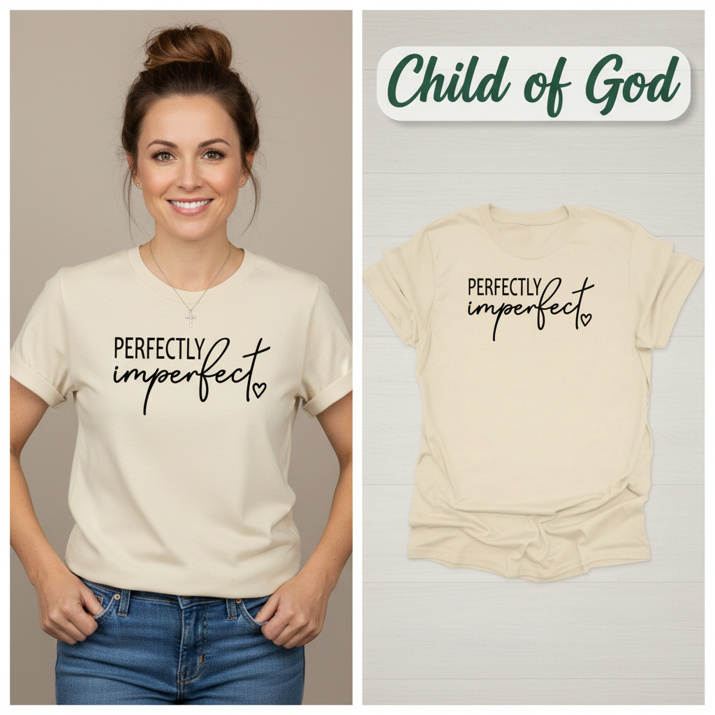 Perfectly Imperfect T-Shirt_model_flat