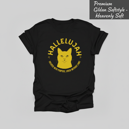 Hallelujah Cat T-Shirt_clean
