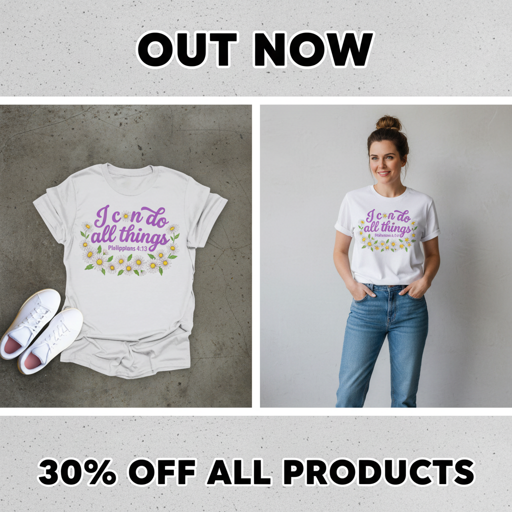 I Can Do All Things Daisy T-Shirt_pet_companion
