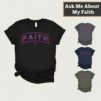 Bold FAITH Arch T-Shirt_color_grid