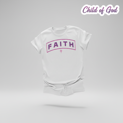 Bold FAITH Arch T-Shirt_3d_float