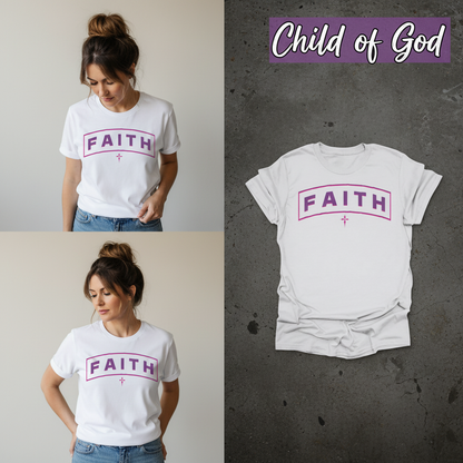 Bold FAITH Arch T-Shirt_3_panel