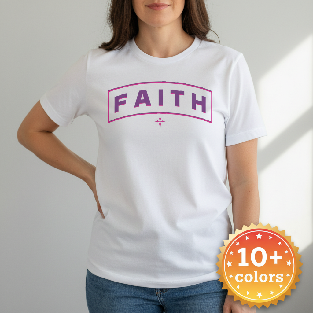 Bold FAITH Arch T-Shirt_badge