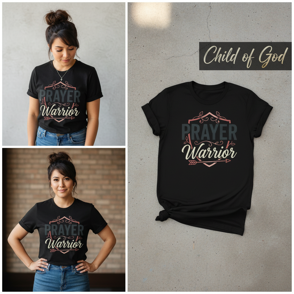 Prayer Warrior T-Shirt_3_panel