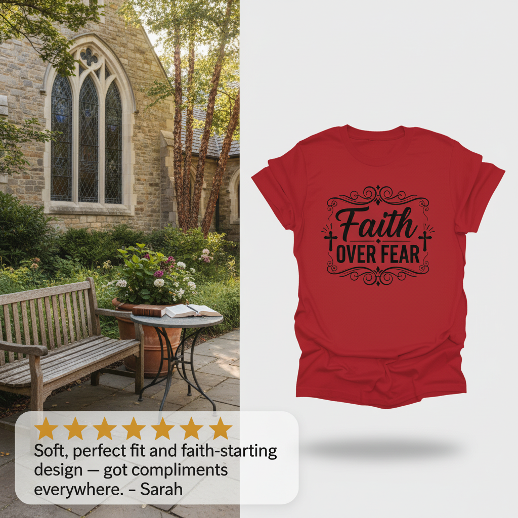 Amazing Grace Floral Wreath T-Shirt_review