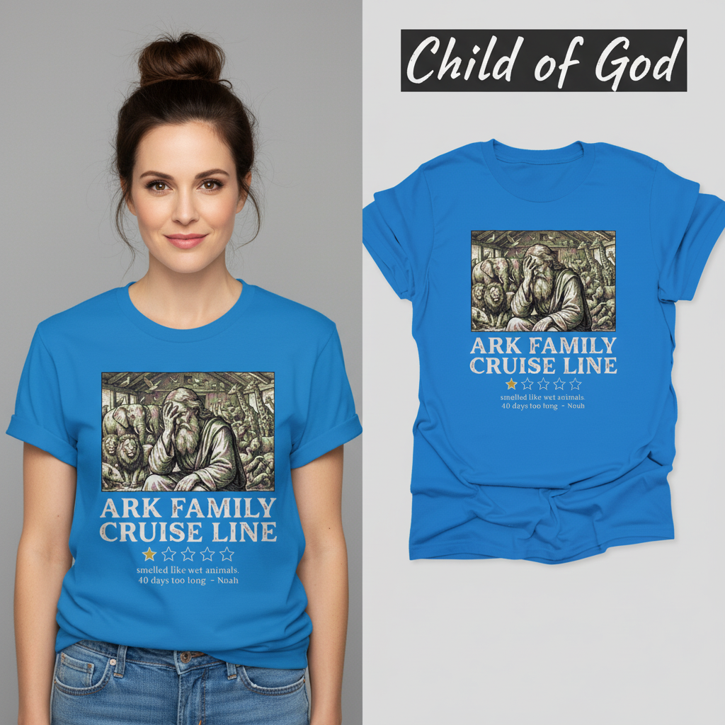 Ark Family Cruise Line T-Shirt_model_flat