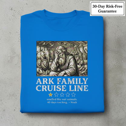 Ark Family Cruise Line T-Shirt_stacked_flatlay