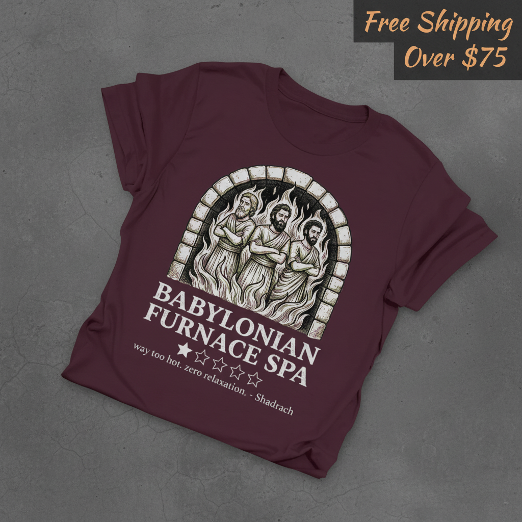 Babylonian Furnace Spa T-Shirt_fold_tilt