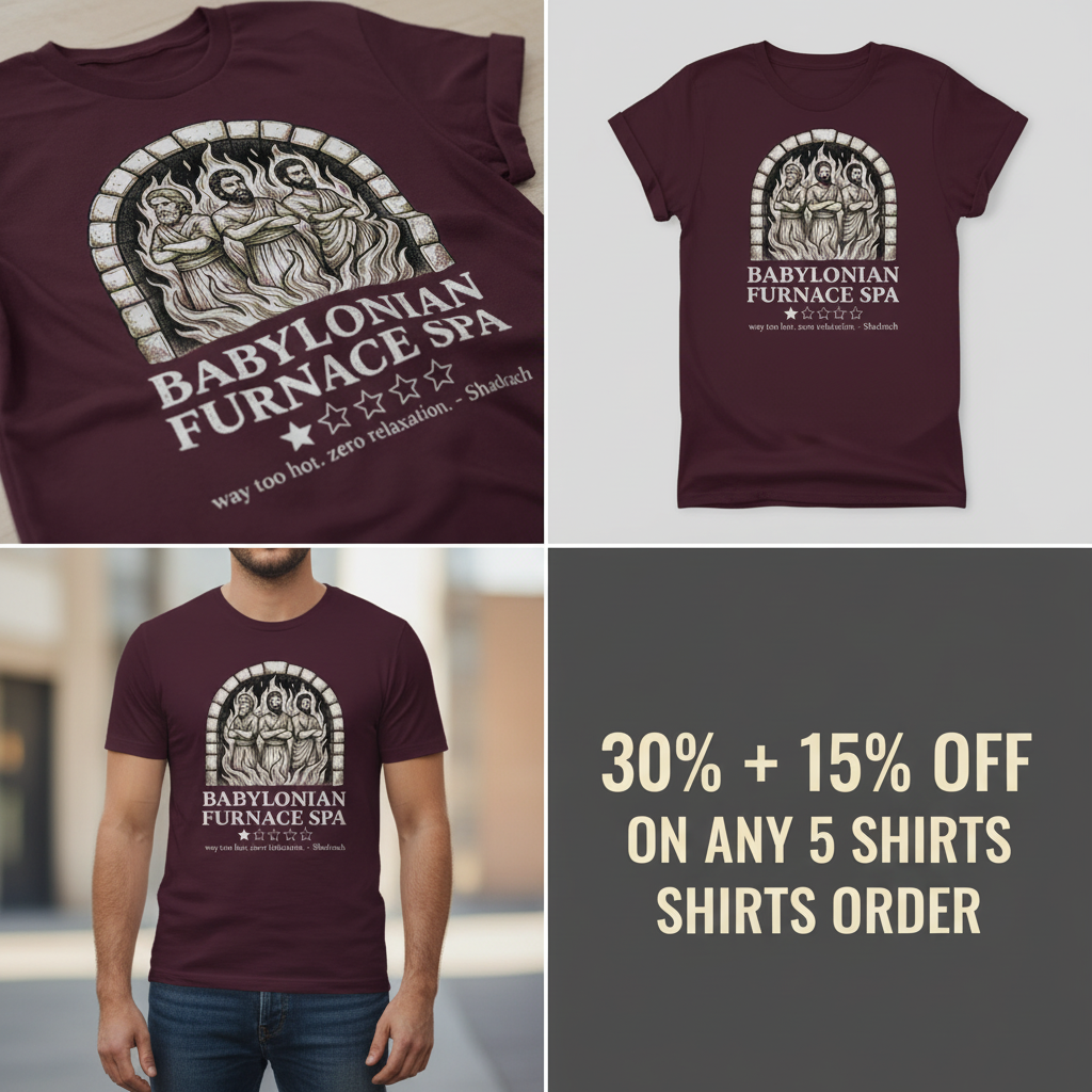 Babylonian Furnace Spa T-Shirt_4_panel