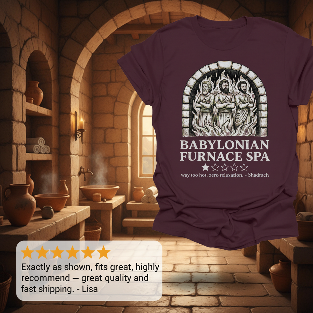 Babylonian Furnace Spa T-Shirt_review