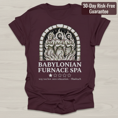 Babylonian Furnace Spa T-Shirt_clean