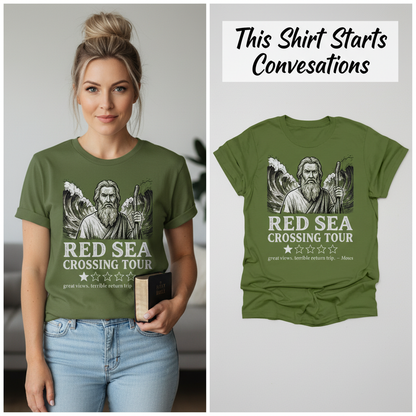 Red Sea Crossing Tour T-Shirt_model_flat