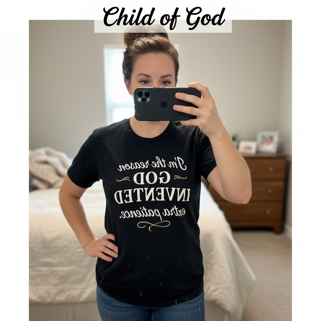 Extra Patience T-Shirt_mirror_selfie