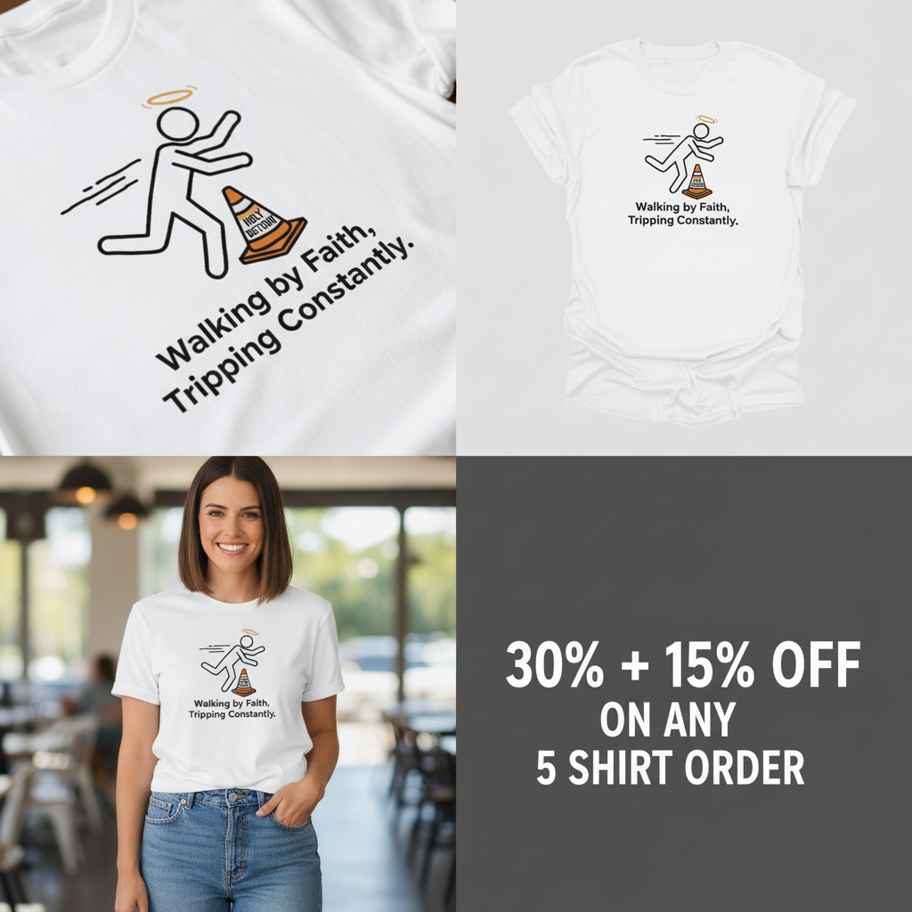 Holy Detour Humor T-Shirt_4_panel