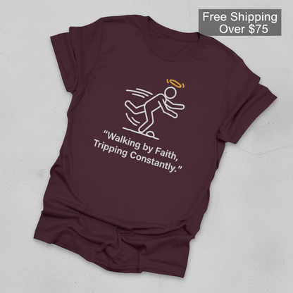 Walking by Faith T-Shirt_fold_tilt