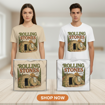 Rolling Stones Since AD 33 T-Shirt_dual_model_life