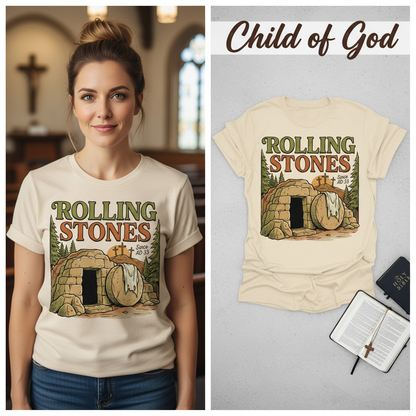 Rolling Stones Since AD 33 T-Shirt_model_flat