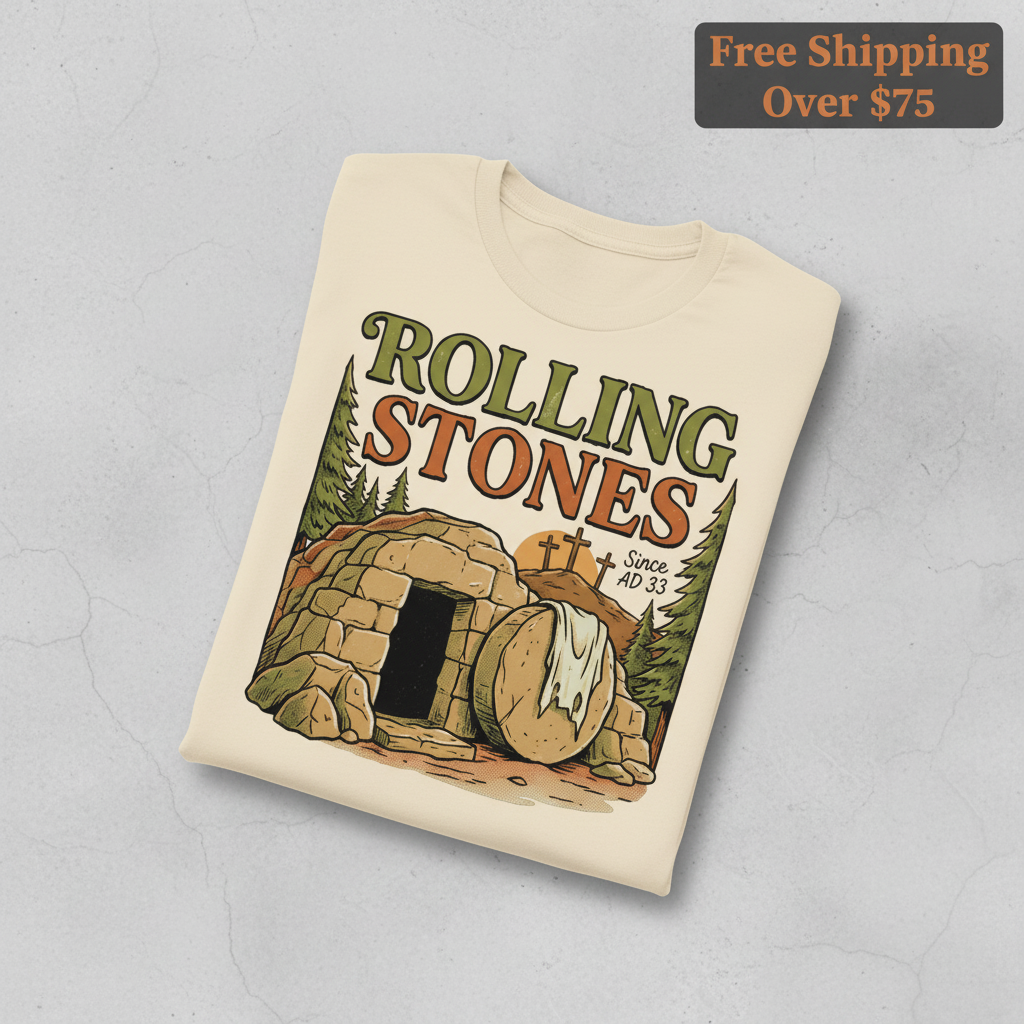 Rolling Stones Since AD 33 T-Shirt_fold_tilt