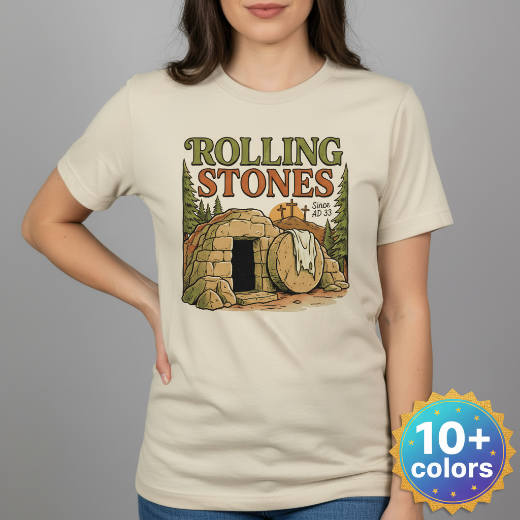Rolling Stones Since AD 33 T-Shirt_badge