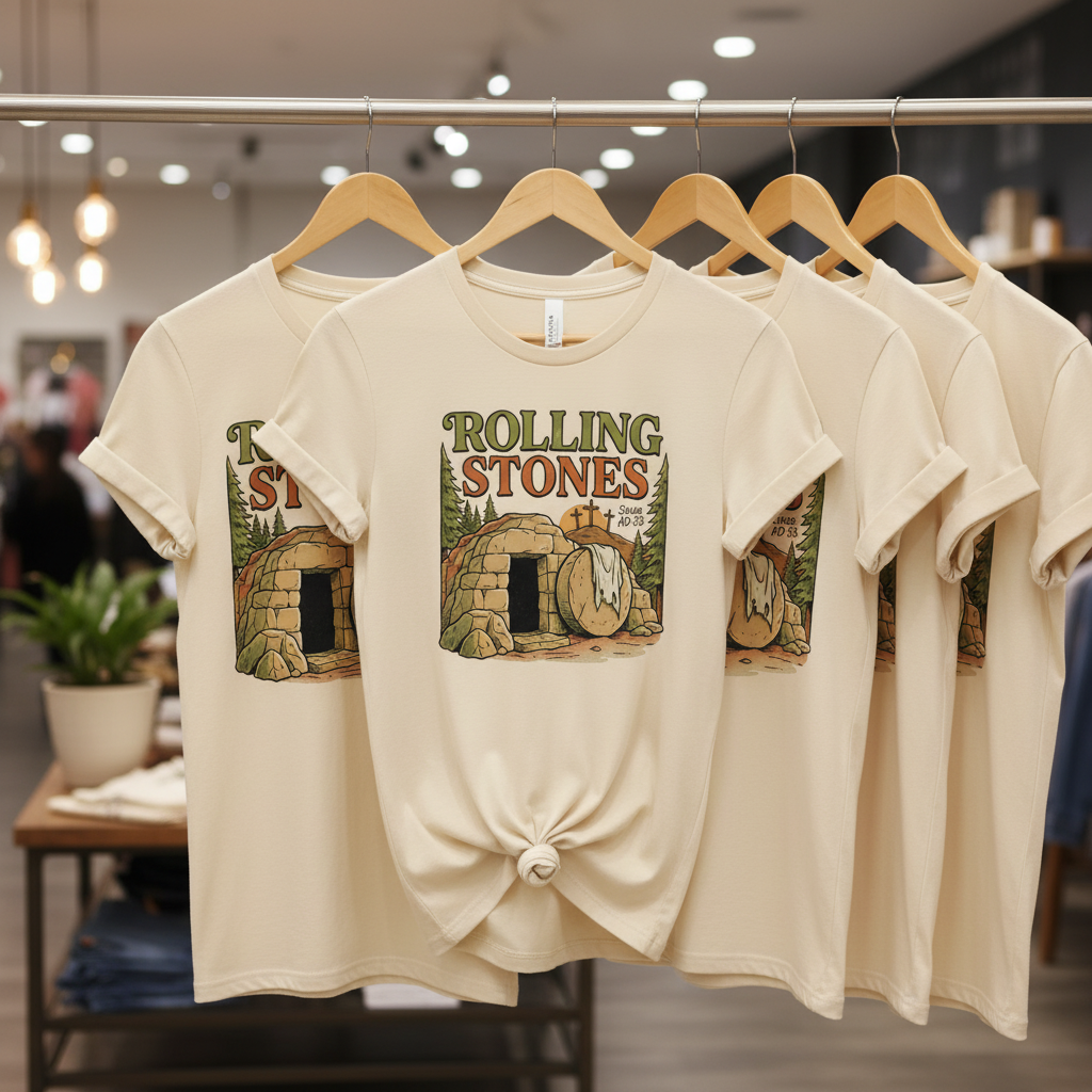 Rolling Stones Since AD 33 T-Shirt_boutique_rack