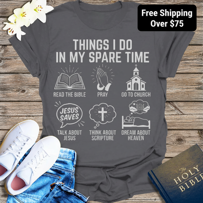 Spare Time with Jesus T-Shirt_clean