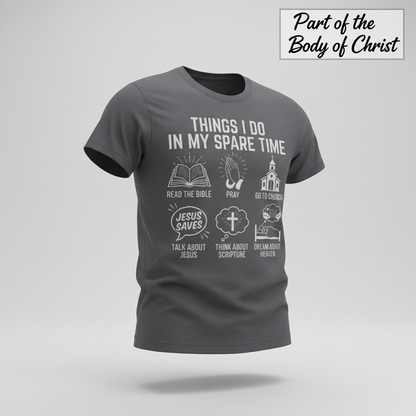 Spare Time with Jesus T-Shirt_3d_float