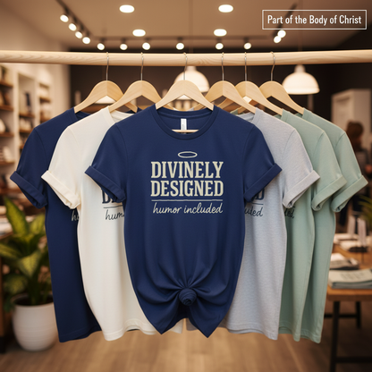 Divinely Designed T-Shirt_boutique_rack